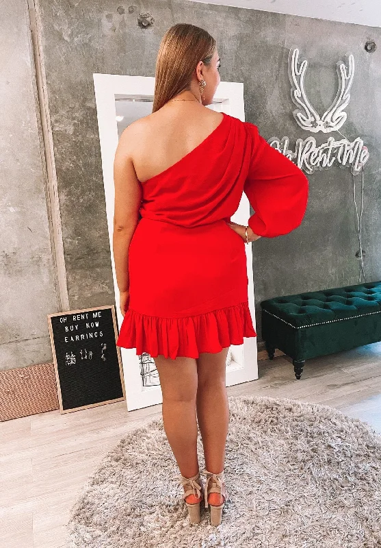 Ciara Mini Dress - Red