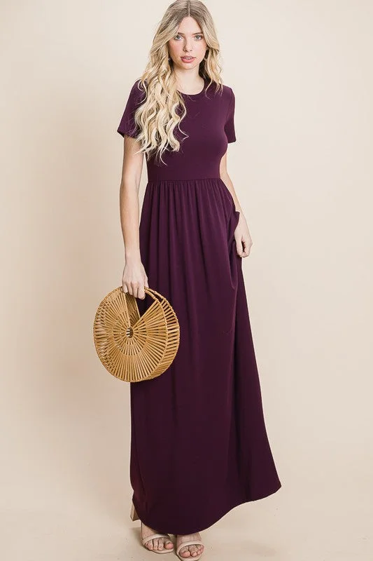 Eggplant Maxi Dress