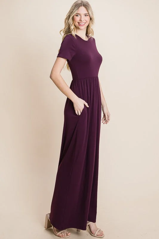 Eggplant Maxi Dress