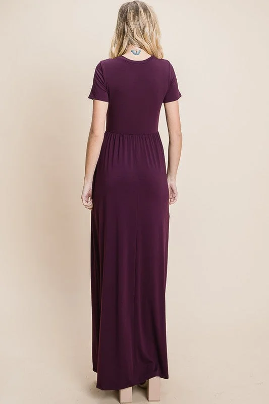 Eggplant Maxi Dress