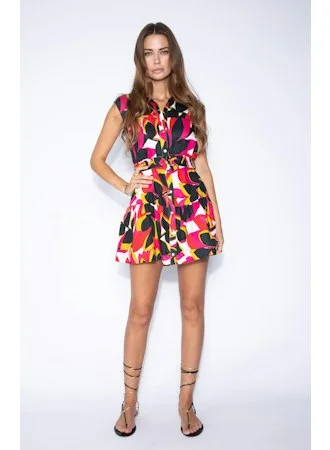 Greer Print Mini Dress