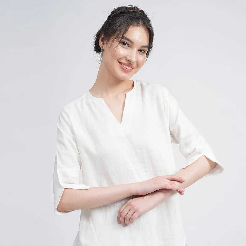 Linen Co Ord Set for Women | Cream