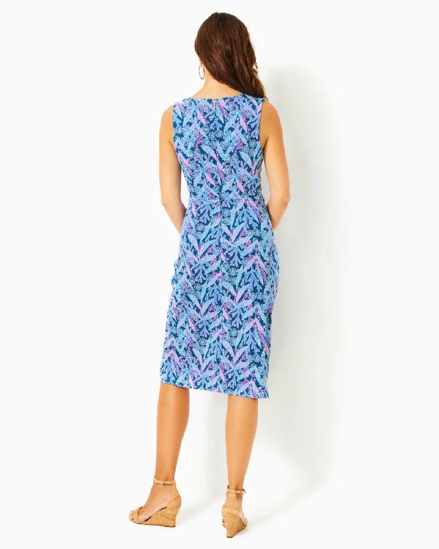 Odella V-Neck Midi Dress