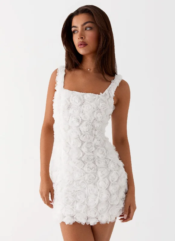 Valentina Mini Dress - White