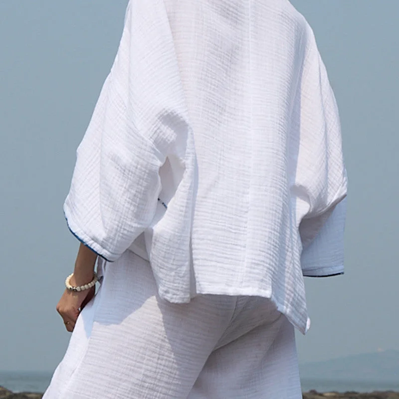 Cotton Co-Ords For Women | Nirvana Set | White