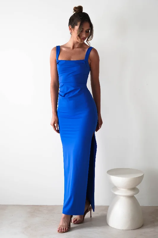 Peta Bodycon Maxi Dress | Cobalt Blue