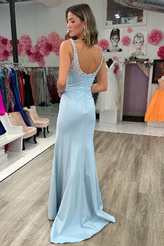 beaded-square-neck-mermaid-long-prom-dress-with-slit