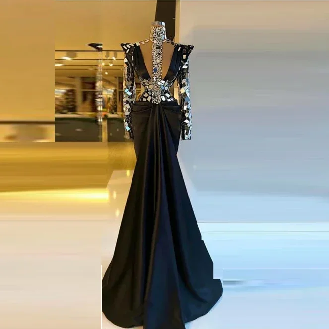 gorgeous-evening-prom-dresses-black-fashion-sequined-floor-length-mermaid-gowns-full-sleeves-elegant-formal-evening-dress