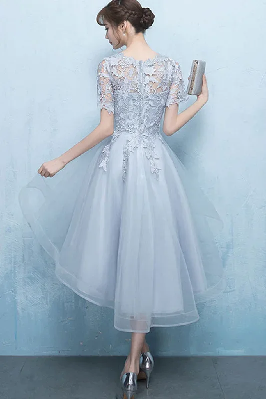 hollow-out-patchwork-high-low-tulle-formal-dress