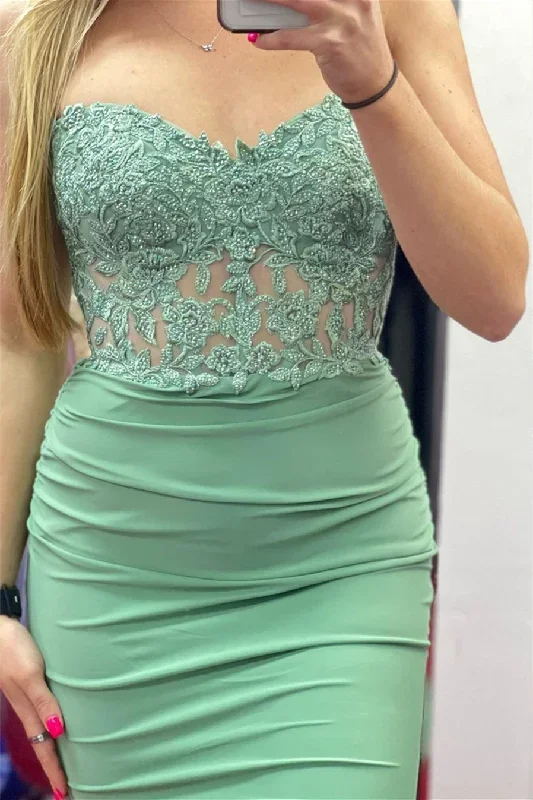 mint-green-strapless-appliques-mermaid-satin-long-prom-dress