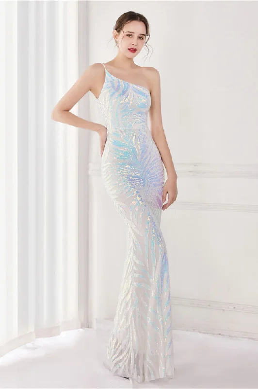 one-shoulder-sequin-mermaid-long-evening-dress