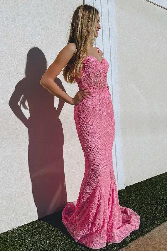 pink-floral-lace-cutout-back-mermaid-long-prom-gown